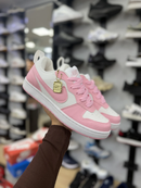 Tênis Nike Court Vision Low Branco Rosa Infantil