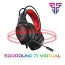 Headset Gamer Fantech HG16 Sniper 7.1 USB | Iluminação RGB | Som Surround