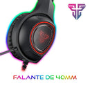 Headset Gamer Fantech HG16 Sniper 7.1 USB | Iluminação RGB | Som Surround