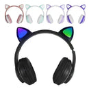 Fone de Ouvido Bluetooth LED Gatinho – Cores Sortidas | Fofinho e Estiloso