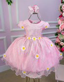 Vestido Marie Jardim Encantado – Estampa de Margaridas | Floral Romantico